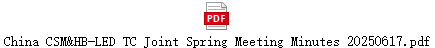 China CSM&HB-LED TC Joint Spring Meeting Minutes 20250617.pdf