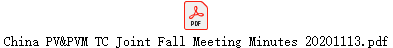 China PV&PVM TC Joint Fall Meeting Minutes 20201113.pdf