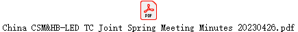 China CSM&HB-LED TC Joint Spring Meeting Minutes 20230426.pdf
