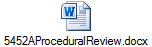5452AProceduralReview.docx