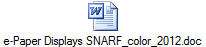e-Paper Displays SNARF_color_2012.doc